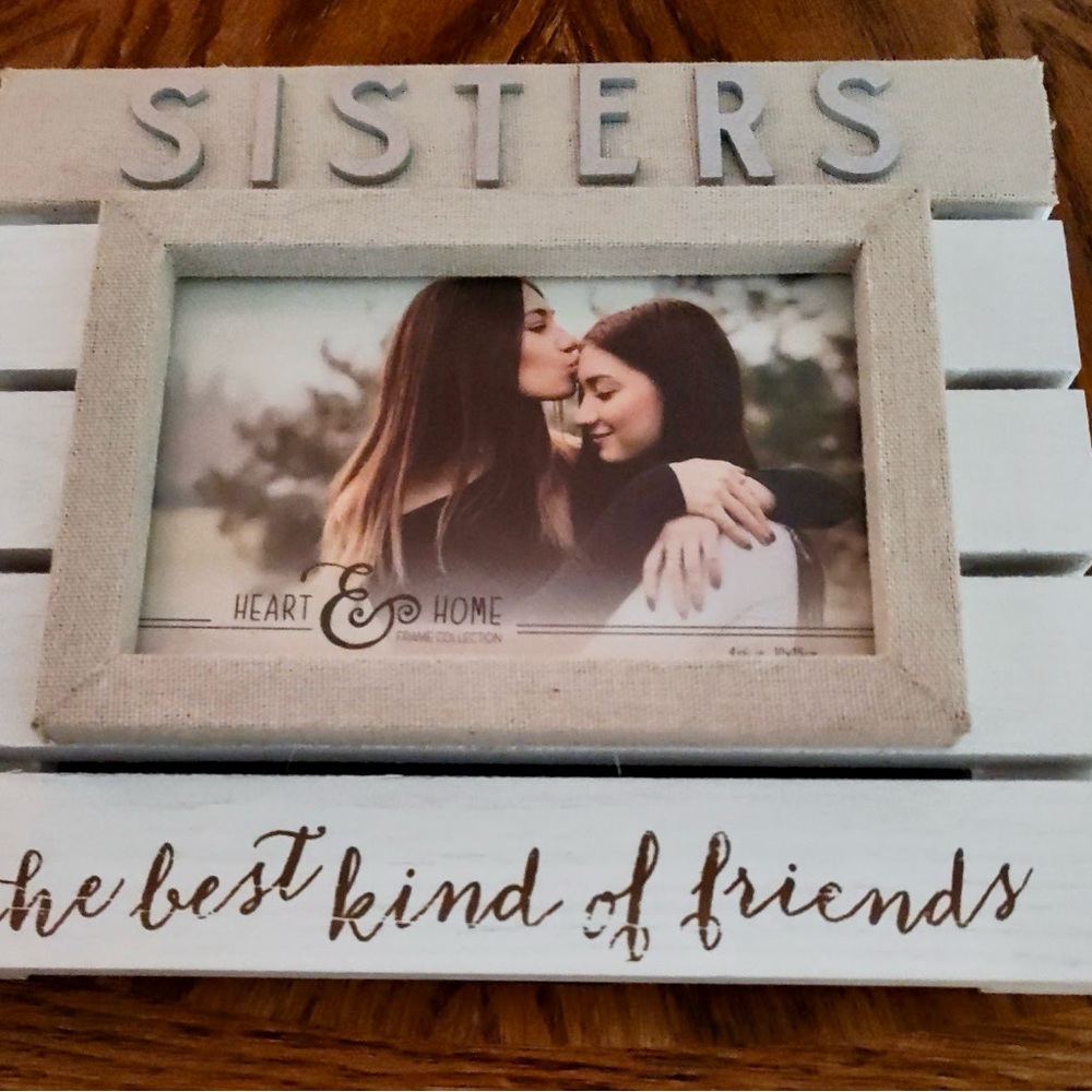 White and Cream Photo Frame